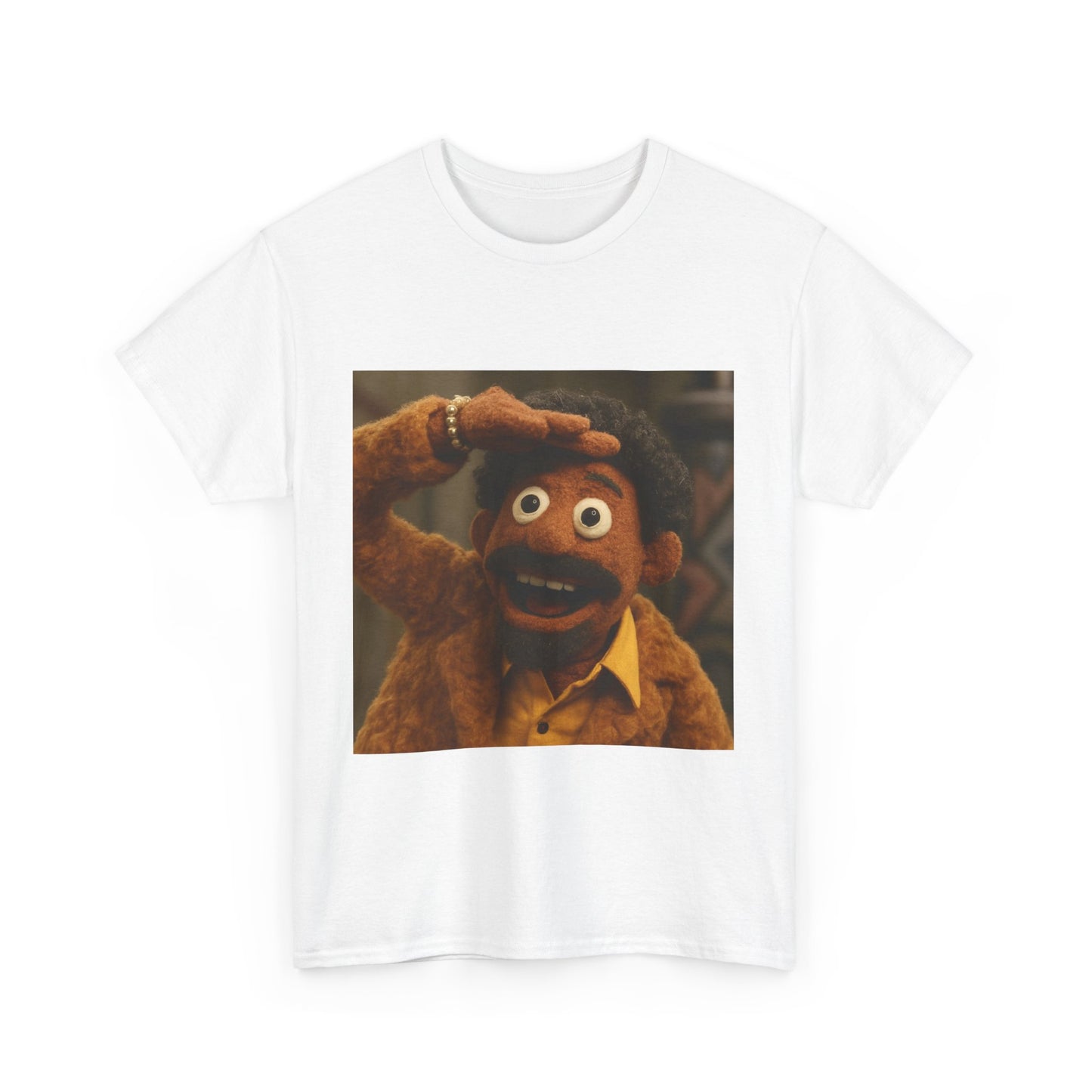 Retro Puppet Inspired Unisex Heavy Cotton Tee