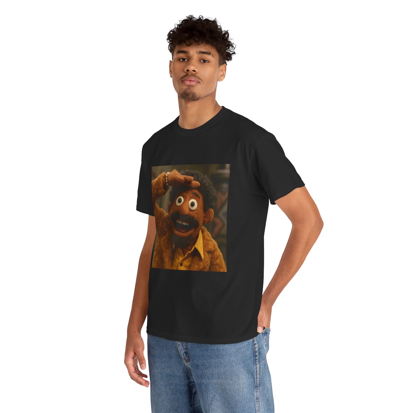Retro Puppet Inspired Unisex Heavy Cotton Tee