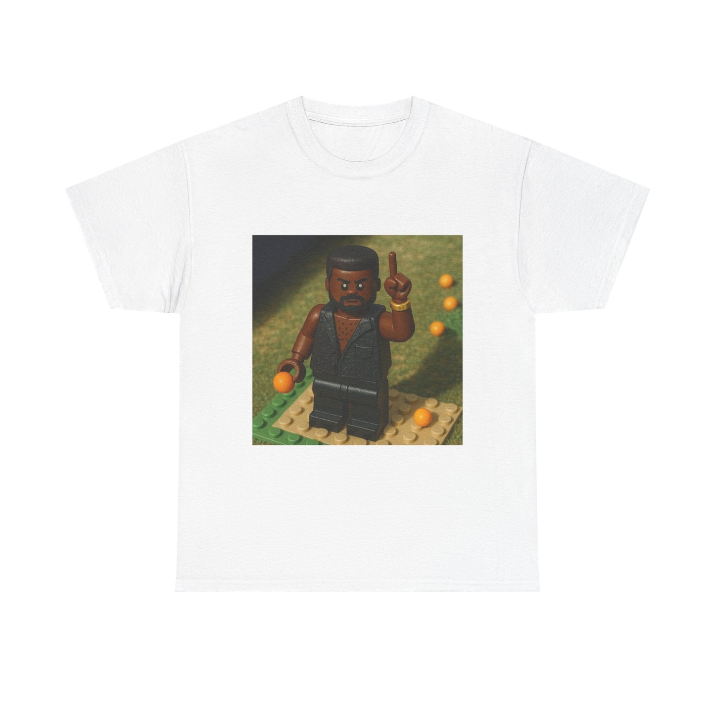 LEGO-Inspired Unisex Heavy Cotton Tee - Fun and Playful Graphic Shirt