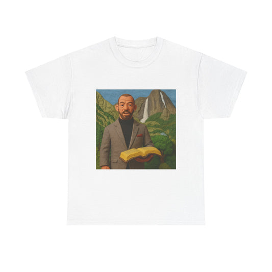 Inspirational Unisex Heavy Cotton Tee - Nature & Knowledge Design