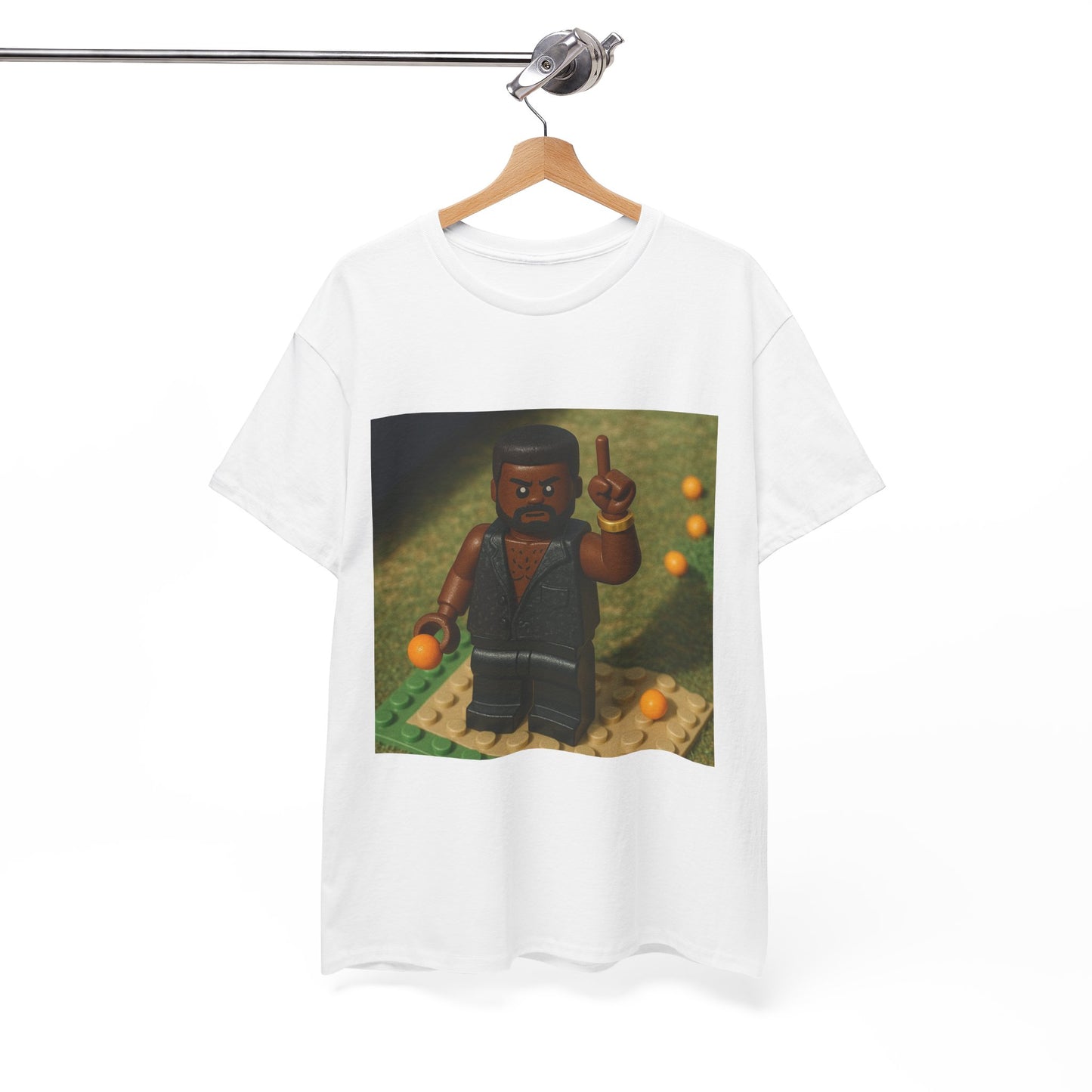 LEGO-Inspired Unisex Heavy Cotton Tee - Fun and Playful Graphic Shirt