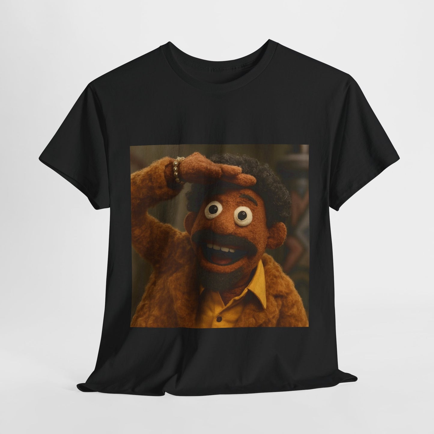 Retro Puppet Inspired Unisex Heavy Cotton Tee