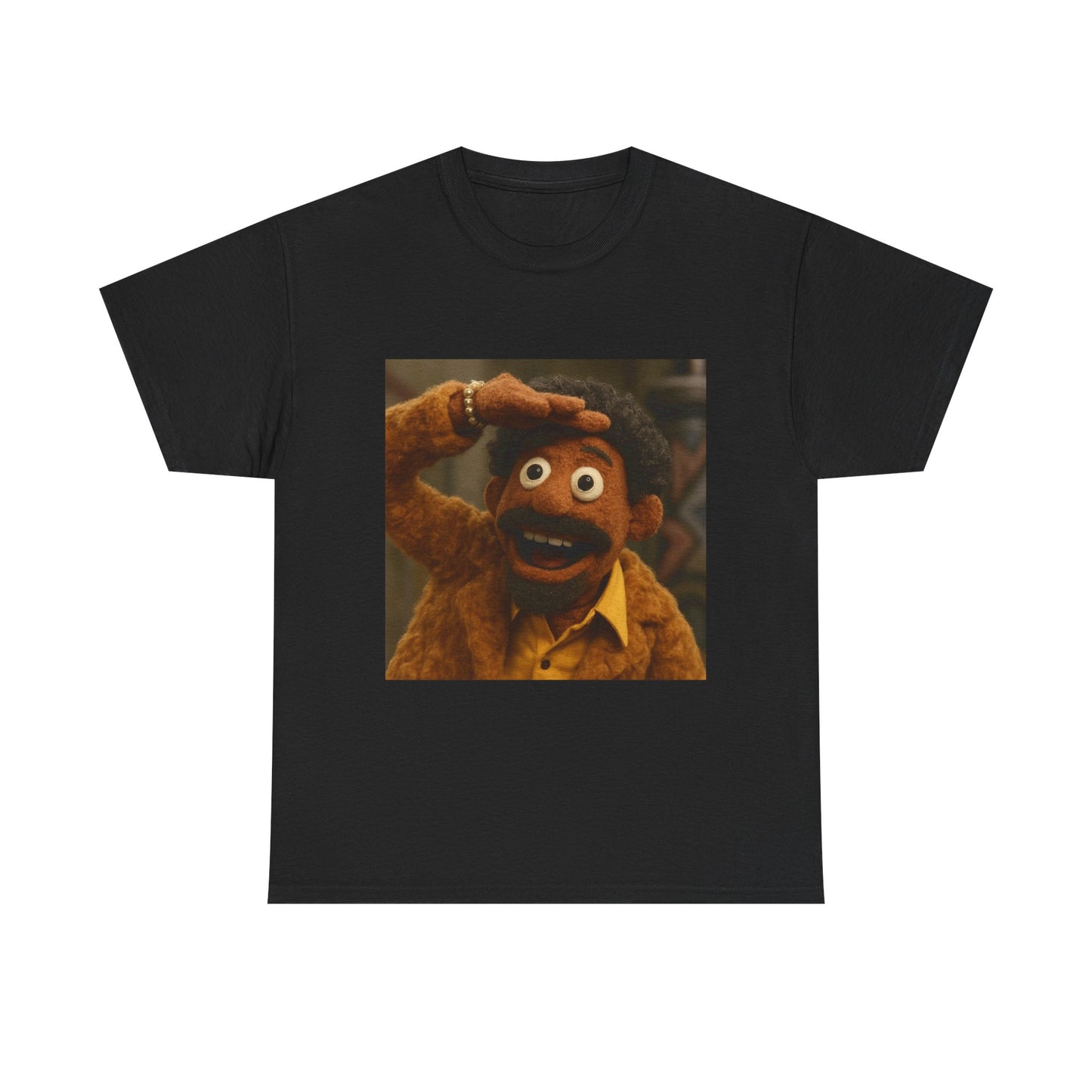 Retro Puppet Inspired Unisex Heavy Cotton Tee