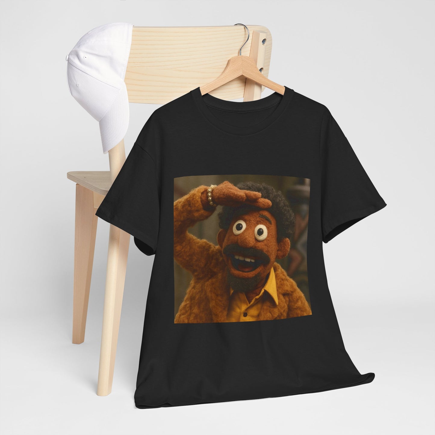 Retro Puppet Inspired Unisex Heavy Cotton Tee