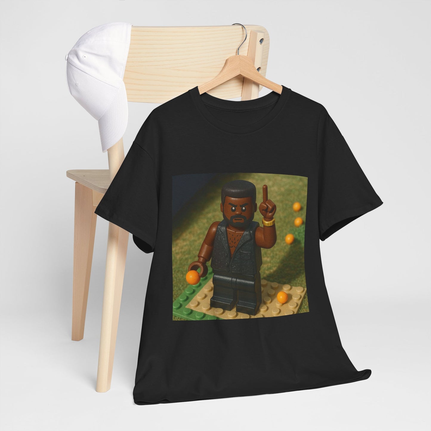 LEGO-Inspired Unisex Heavy Cotton Tee - Fun and Playful Graphic Shirt