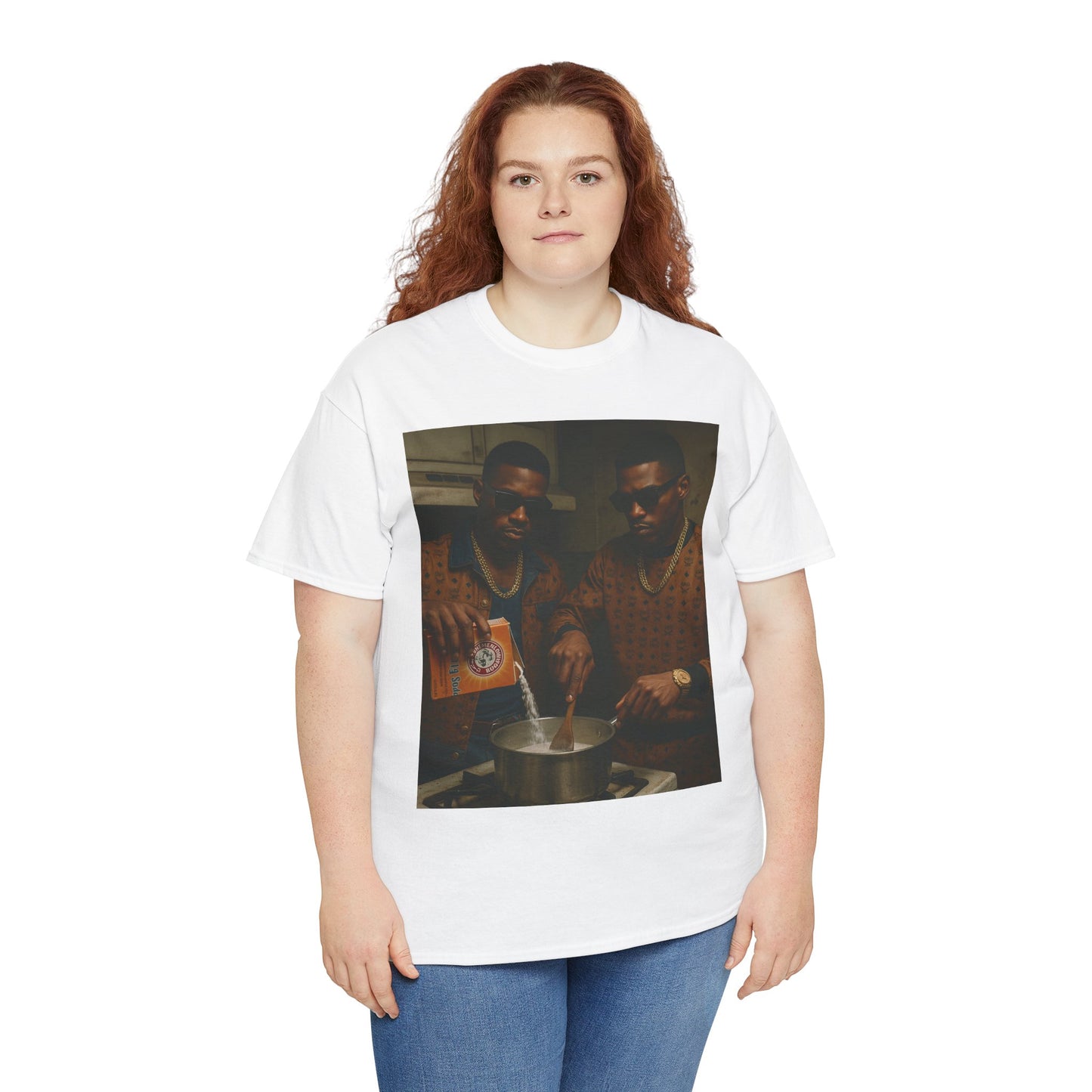 Hip-Hop Cooking Tee | Unisex Heavy Cotton T-Shirt, Streetwear, Music Lover Gift, Unique Graphic T-Shirt, Casual Wear, Birthday Gift