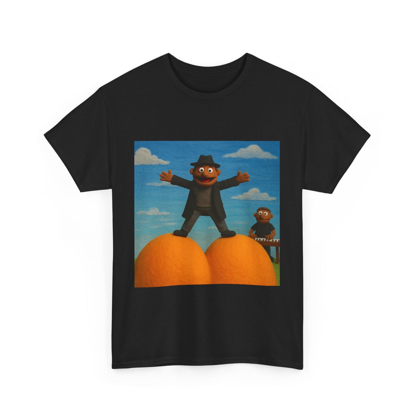 Unisex Heavy Cotton Tee - Retro Adventure Graphic Tee