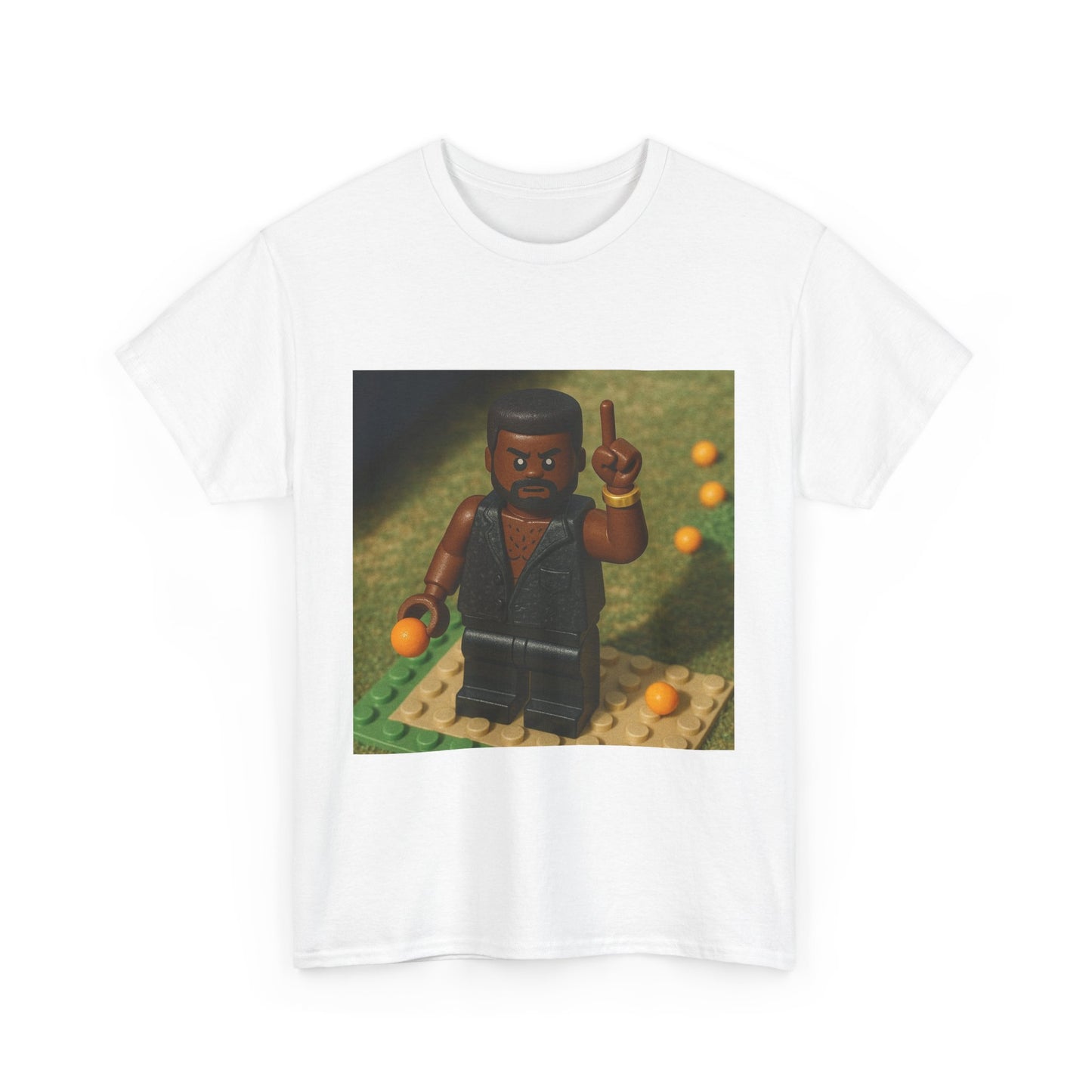 LEGO-Inspired Unisex Heavy Cotton Tee - Fun and Playful Graphic Shirt