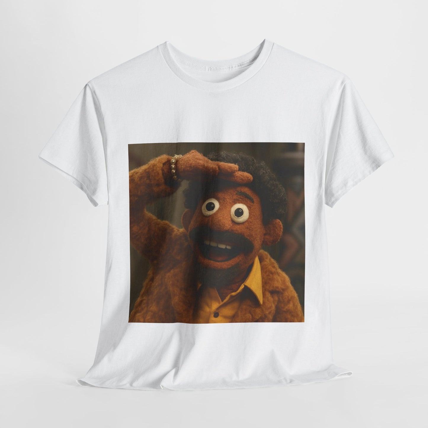 Retro Puppet Inspired Unisex Heavy Cotton Tee