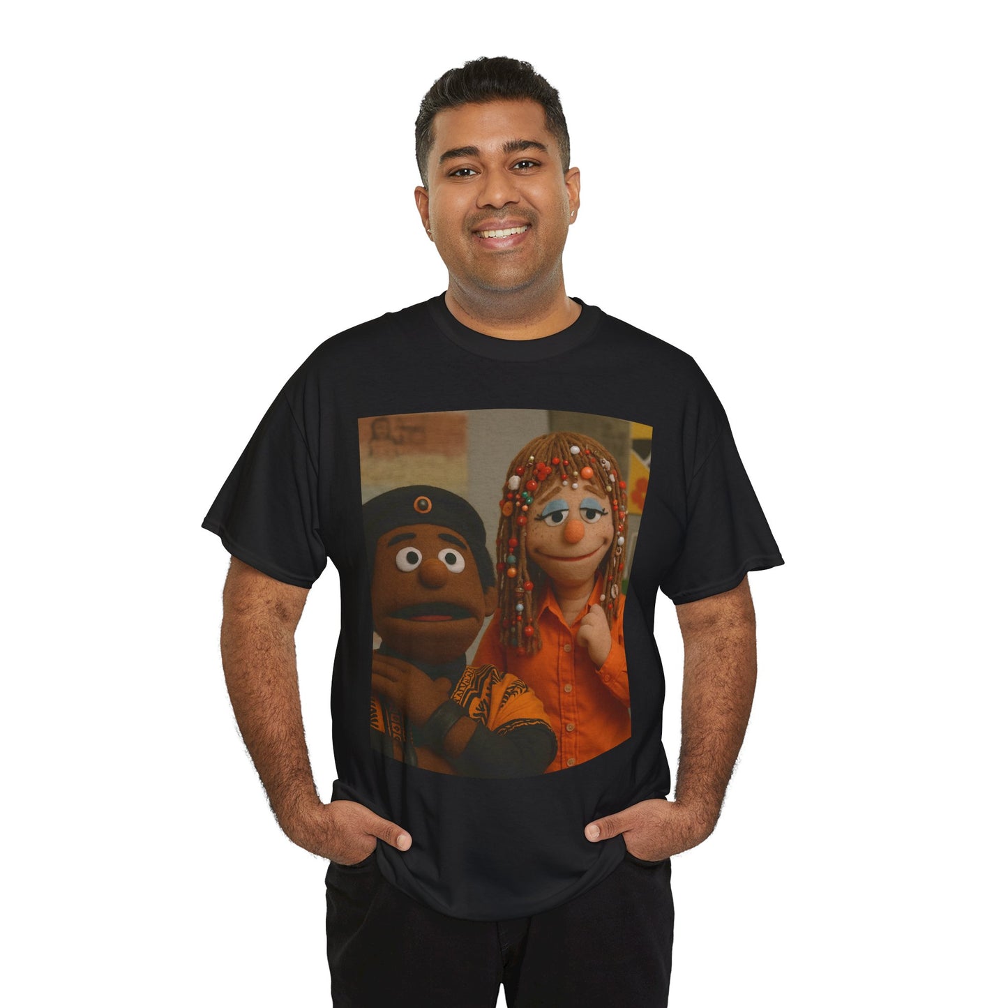 Nostalgic Muppet Tee - Unisex Heavy Cotton T-Shirt