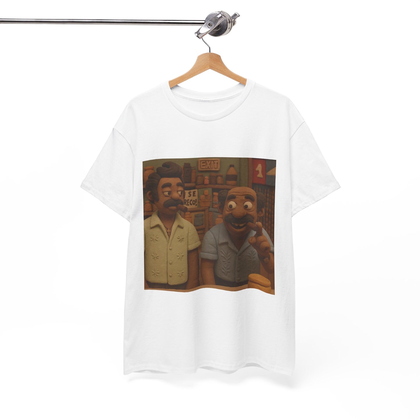 Retro Cartoon Characters Tee - Unisex Heavy Cotton T-Shirt