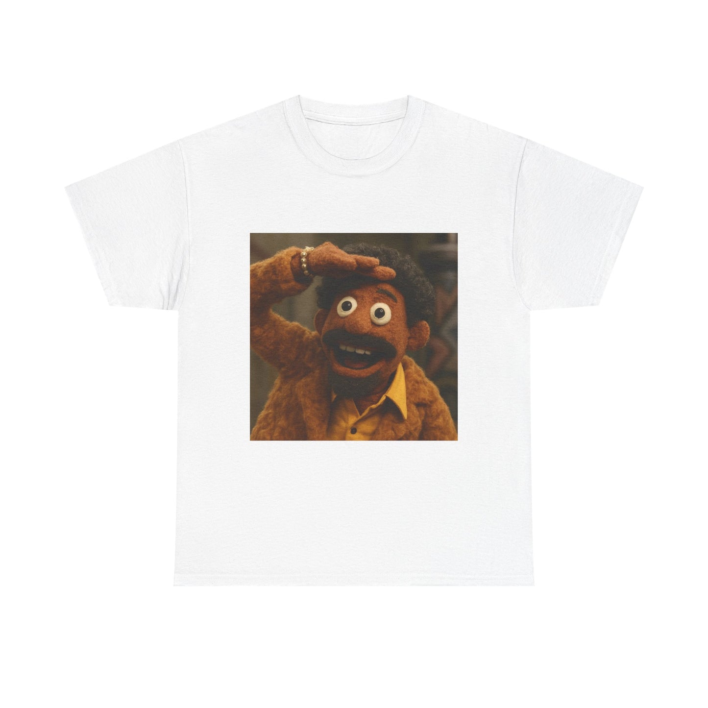 Retro Puppet Inspired Unisex Heavy Cotton Tee