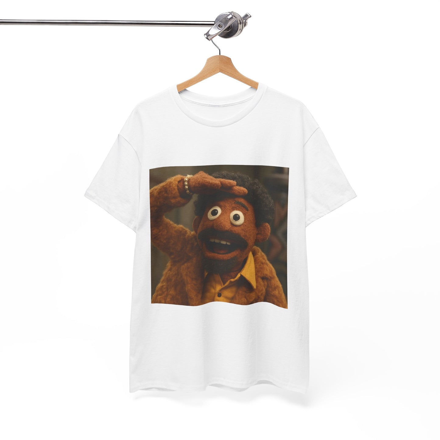 Retro Puppet Inspired Unisex Heavy Cotton Tee